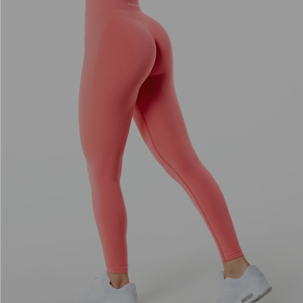 Alphalete Amplify Pixel Pink High-Waisted Leggings - Picture 3 of 3